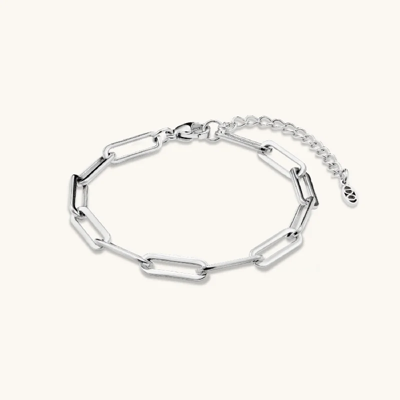 Shining link bracelet-Eternal Bracelet In Silver