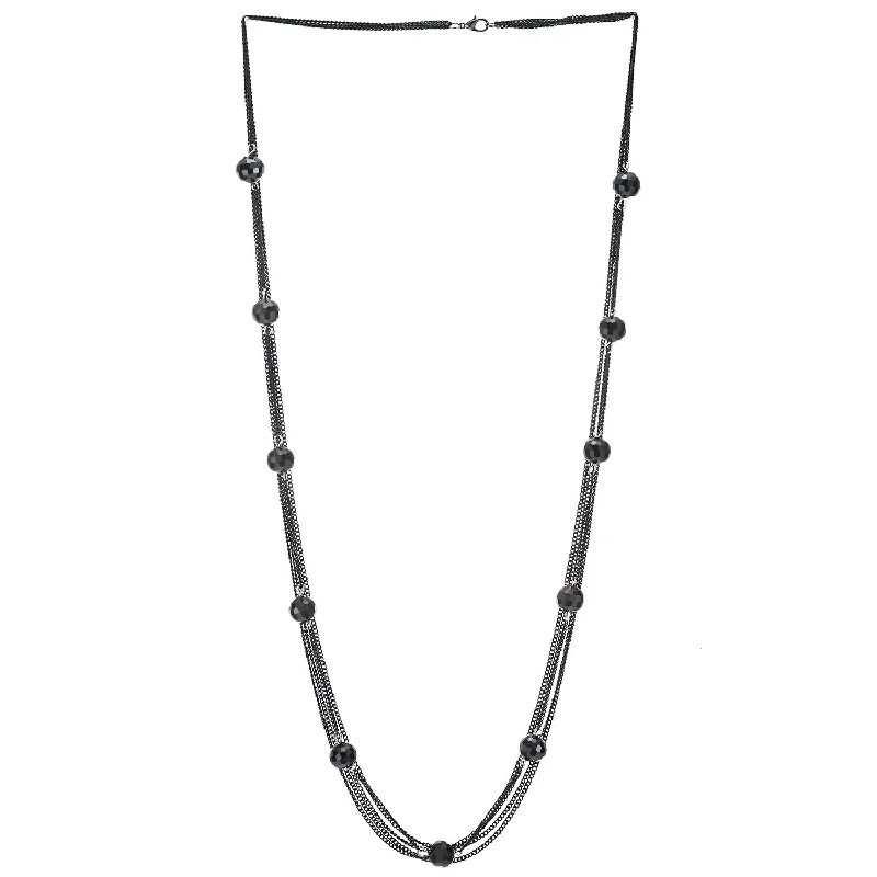 C-Metal Color:Black;Beads Color:Black