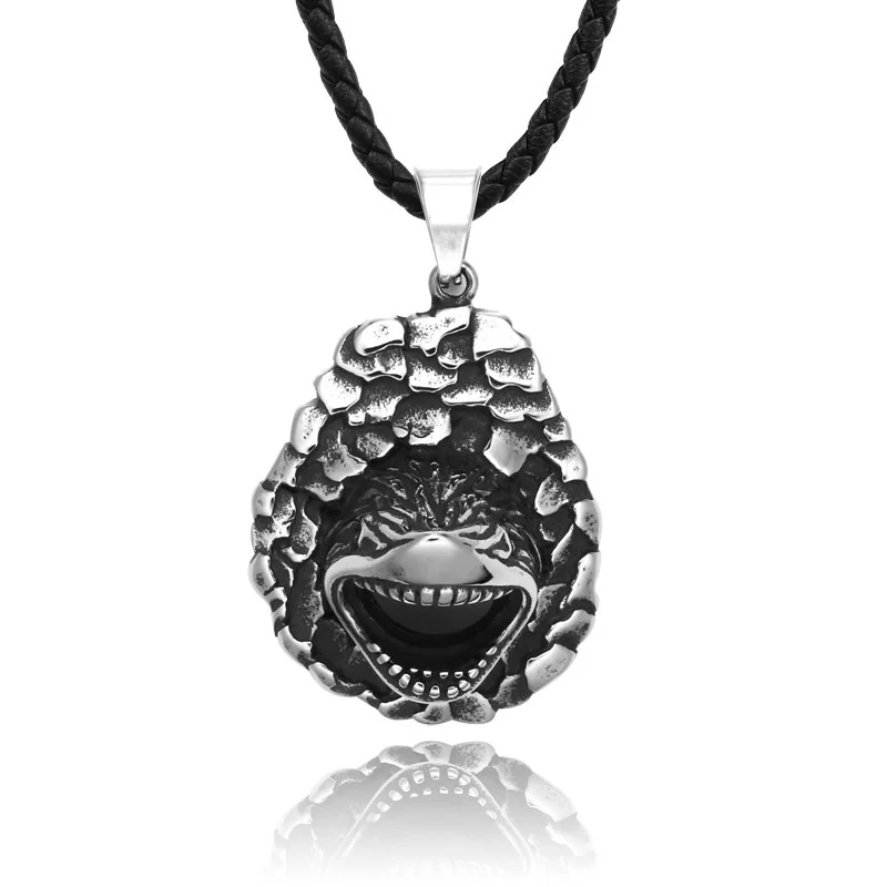 Men's Punk Crocodile Mouth Necklace