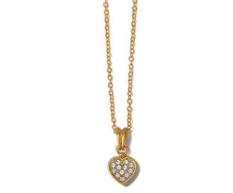 Single pearl necklace-Meridian Zenith Heart Necklace