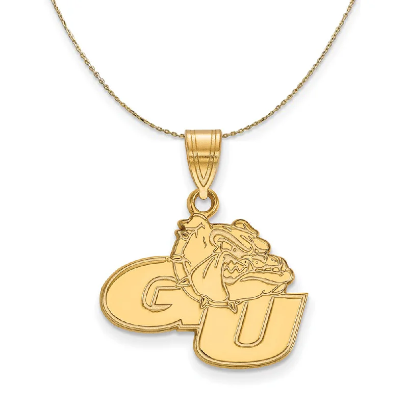 14k Yellow Gold Gonzaga U Medium Necklace