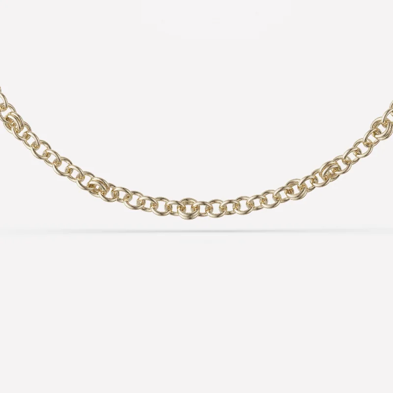 Overlapped necklace-Serpens Chain Necklace