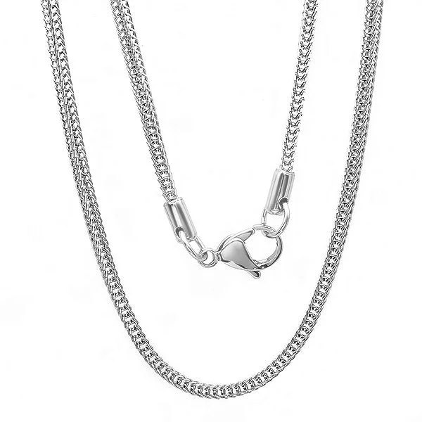 STAINLESS STEEL NECKLACE 24"