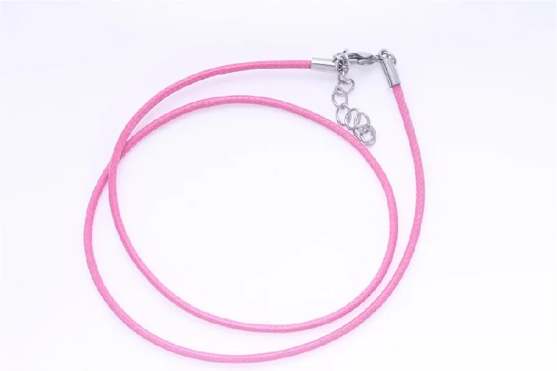 Classic-style opal necklace-STAINLESS STEEL PINK NECKLACE