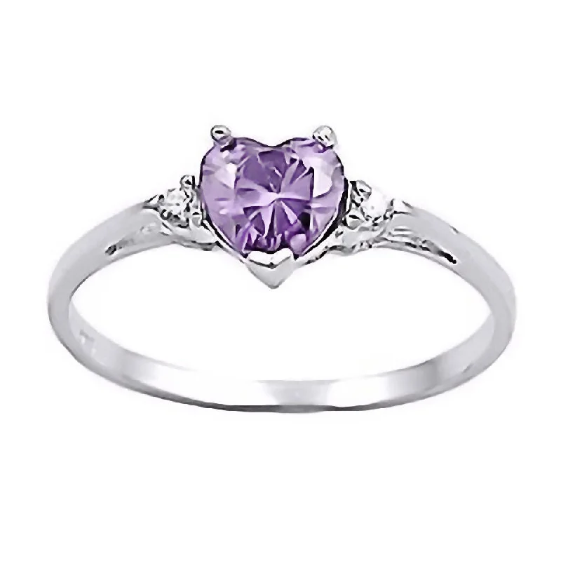 Bold agate ring-0.81ct Heart Cut Alexandrite Ice CZ Promise Friendship Ring Silver