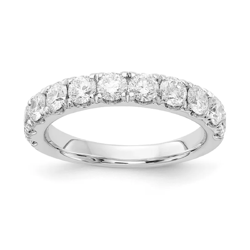 Wire-bend ring-Signature EcoLove 1-1/2 CTW Lab Grown Diamond Wedding Ring in 14KT White Gold