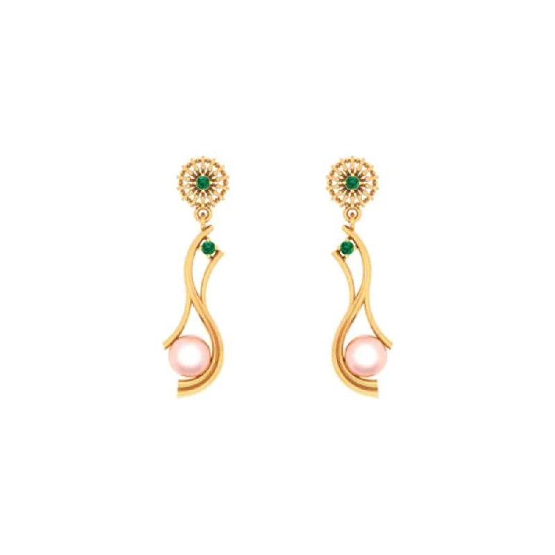 Molten gold earrings-22KT Gold Jhumka To Suit You The Best