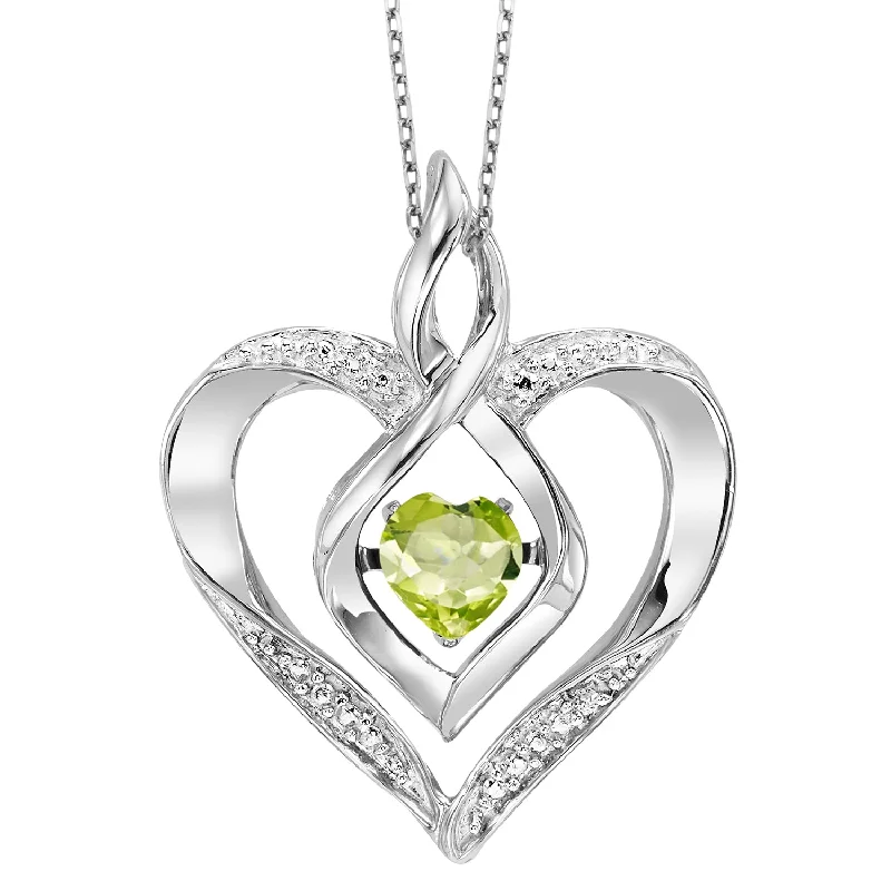 Icy topaz necklace-Peridot Pendant by Rhythm of Love