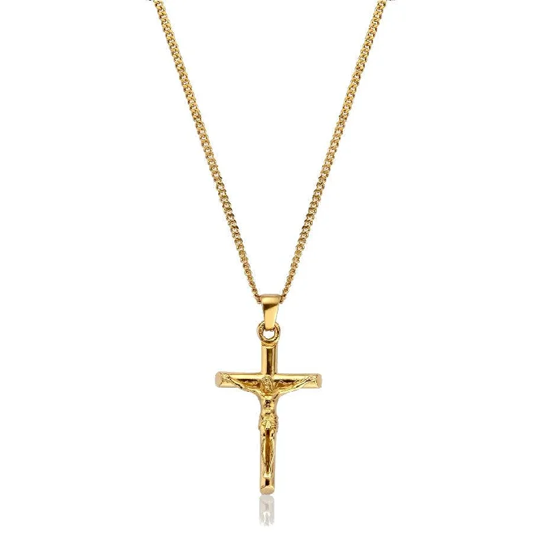 Luminous amethyst necklace-Crucifix Necklace