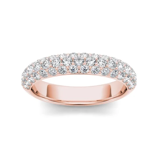 Luminous iolite ring-De Couer 14k Rose Gold 1 1/4ct TDW Diamond Women's Wedding Band