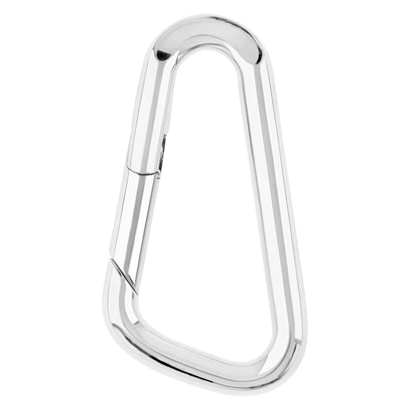 Radiant sun ring-Heather B. Moore Large Silver Carabiner Hinge