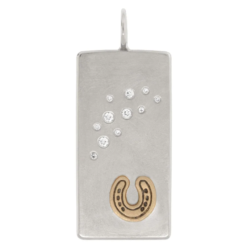 Classic citrine ring-Horseshoe ID Tag