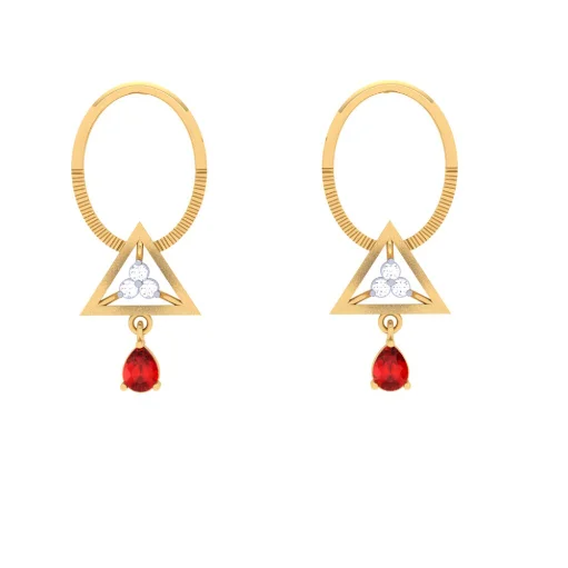 Sleek cobalt earrings-Intricately Crafted Gold Earrings For Daily Use