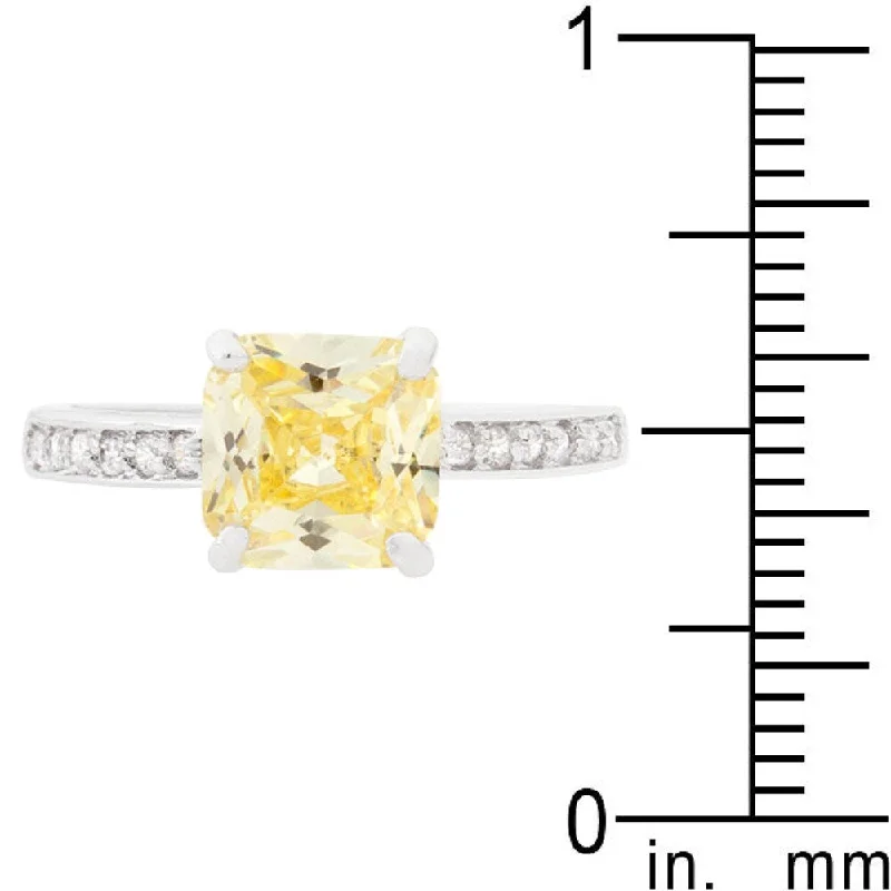 Craggy stone ring-Princess Bella Ring Exquisite Women's Cubic Zirconia Ring With Elegant Design