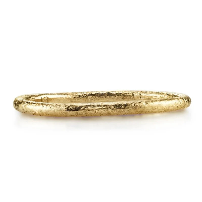 Tiered band ring-Single Stone 22K Yellow Gold Small Jane Band