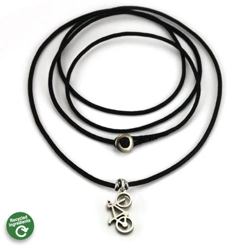 Ridge gem necklace-The Road Biker Necklace