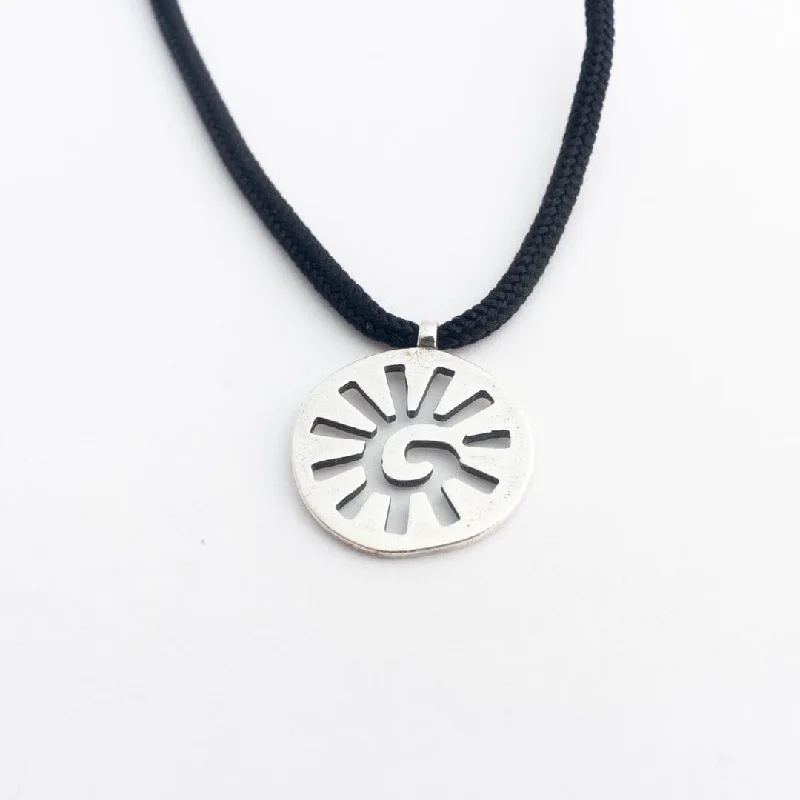 Tight coil necklace-The Sun Necklace