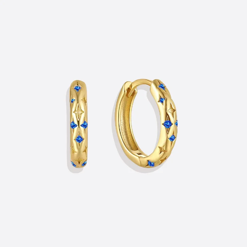 Sapphire and 18k Gold Over Sterling Silver