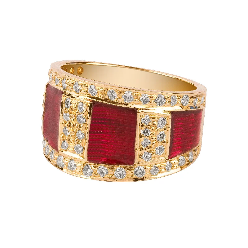 Ring - Diamond (Enamel)