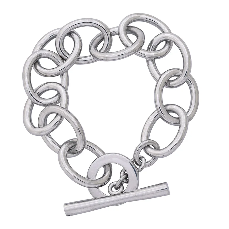 Toggle Bracelet- Sterling Silver