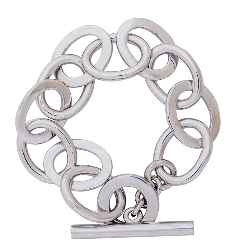 Toggle Bracelet- Sterling Silver